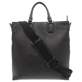 Gucci Black Leather Handbag Black