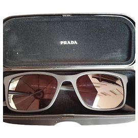 Prada Sonnenbrille Schwarz Schwarz