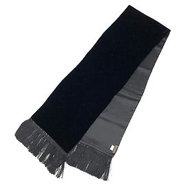 Stola in velluto Monogram Louis Vuitton Nero