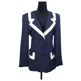 Moschino Cheap and Chic blazer blu 1990s Blu
