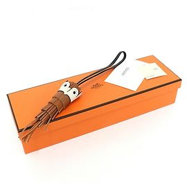 Charm per Borsa Hermès Gufo Chouette Nero D'oro