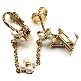 Boucle d'oreille LV Floragram de Louis Vuitton Doré