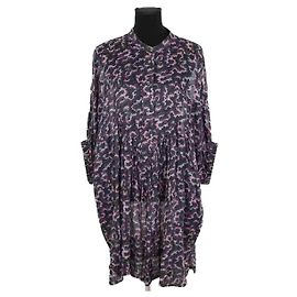 Abito Isabel Marant Etoile in cotone viola M Porpora