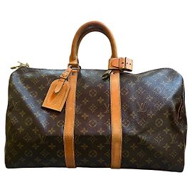 1992 Louis Vuitton Monogram Canvas Keepall 45 Travel Bag Other