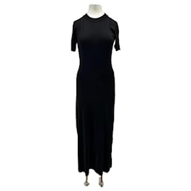 The row Schwarzes langes Kleid Schwarz