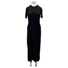 The row Vestido largo negro Negro