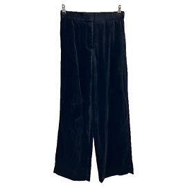 Cos Pantaloni effetto velluto nero Nero