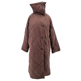 Autre Marque Giacca reversibile marrone e crema Marrone