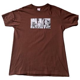 Camiseta Supreme "Pow" Marrom Marrom