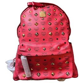 MCM Stark Visetos Rucksack Rot
