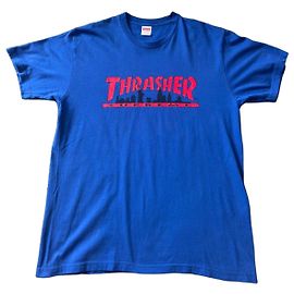 Camiseta Supreme Thrasher Azul Azul