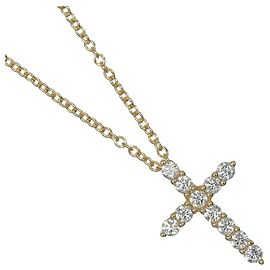 Collier XS Cross en or jaune 18K de Tiffany & Co. Autre