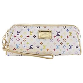 Kate Clutch Bag Monogram Multicolore von Louis Vuitton Weiß