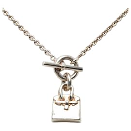 Hermès Hermes Birkin Amulet Necklace in Silver Other