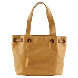 Borsa Tote Chanel Coco Mark Marrone