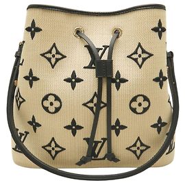 Louis Vuitton Marrón Monograma Junto a la Piscina Neonoe MM Castaño Beige