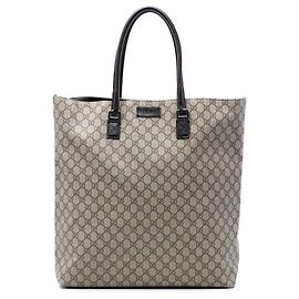 Gucci Beige Extra Large GG Supreme Vertical Tote Beige