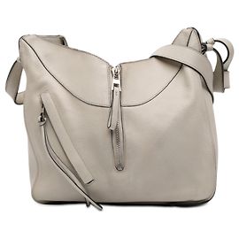 Bolsa Hammock em couro de bezerro granulado marrom LOEWE Marrom Bege