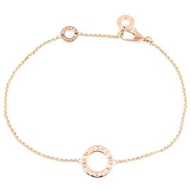 Bulgari Pulseira de Mãe de Pérola em Ouro Rosa K18PG Bvlgari Dourado Metálico
