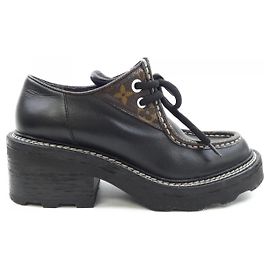 Chaussures Derby de la ligne Bobur de Louis Vuitton Noir