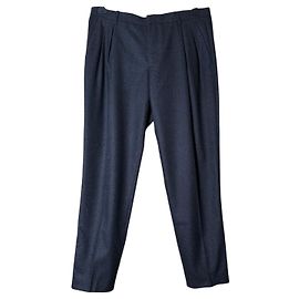 Giorgio Armani Wollhose Grau Grau