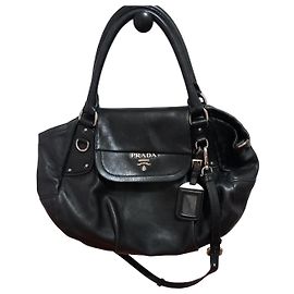 Bolsa Prada de couro preto Preto