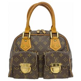Sac à main Manhattan PM Monogram Louis Vuitton Marron