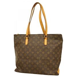 Borsa Tote Cabas Mezzo Monogram di Louis Vuitton Marrone