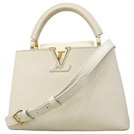 Borsa Capucines BB Louis Vuitton Bianco