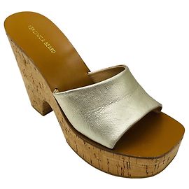 Sandales compensées Paulita en métal doré de Veronica Beard Doré