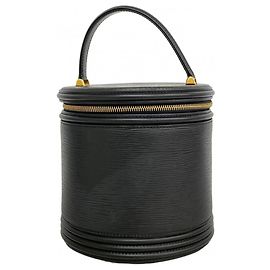 Louis Vuitton Epi Cannes Handbag Black