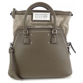Maison Martin Margiela Borsa in pelle di vitello Maison Margiela S56WG0082 Marrone