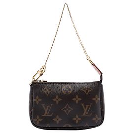Mini Pochette Accessoires Monogramma Marrone Louis Vuitton Marrone