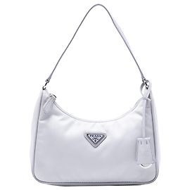 Bolsa de Ombro Prada Purple Re Nylon Re Edition 2005 Roxo