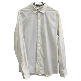 Autre Marque Camisa Tommy Jeans Blanca Slim Fit Blanco