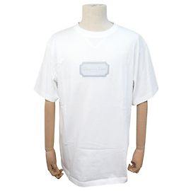 Camiseta Couture Corte Relajado CHRISTIAN DIOR XL 54 Algodón Blanco Blanco
