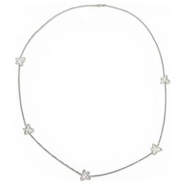COLLAR MAUBOUSSIN COLLAR LARGO ERES LA SUBLIME FLOR DE MI VIDA COLLAR DE ORO Plata
