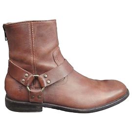 Bottes Frye en cuir marron clair Marron clair