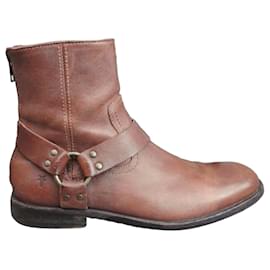 Frye Leather Boots Light Brown Light brown