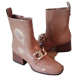 Steve Madden Ankle Boots Chestnut Leather Chestnut