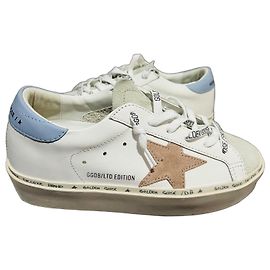 Baskets Golden Goose Hi Star en cuir blanc Blanc