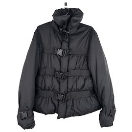 Veste Puffer à Sangles de Bondage Jean Paul Gaultier AW03 Noir