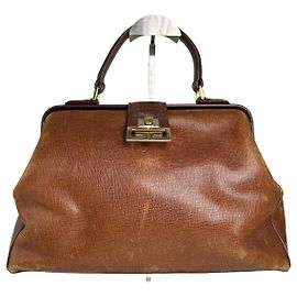 Bolsa de couro Givenchy GV3 vintage marrom Marrom