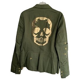 Zadig & Voltaire Khaki Cotton Jacket L Khaki