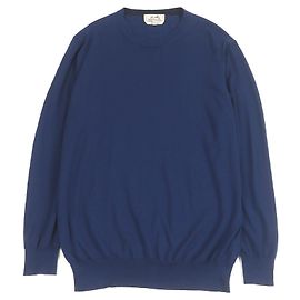 Hermès Hermes Wool Sweater Blue Navy blue