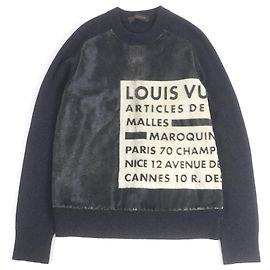 Louis Vuitton Cowhide Knit Brown Dark brown
