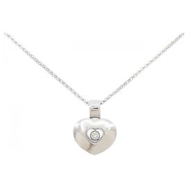 Collana Chopard in oro bianco 18K e diamanti Argento