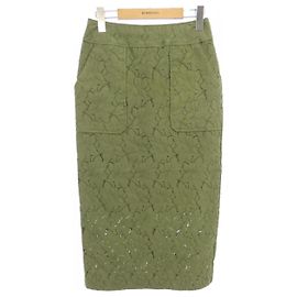 Autre Marque Jupe GREEEDINTERNATIONAL Vert Kaki