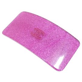 Fermaglio Chanel Rosa e Argento Argento Rosa
