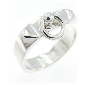 Anillo Collier de Chien Hermès Plata
